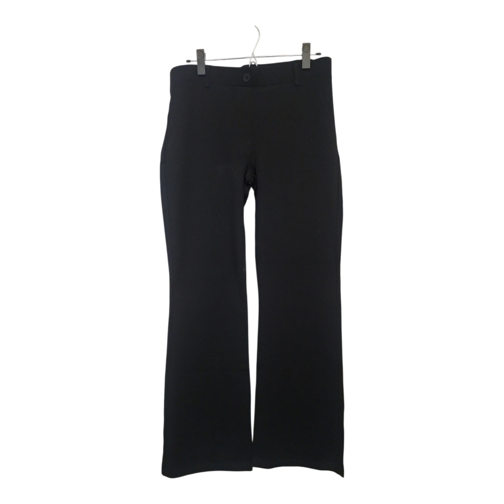 Betabrand Women's Size Large Black Classic Straight Leg Pant